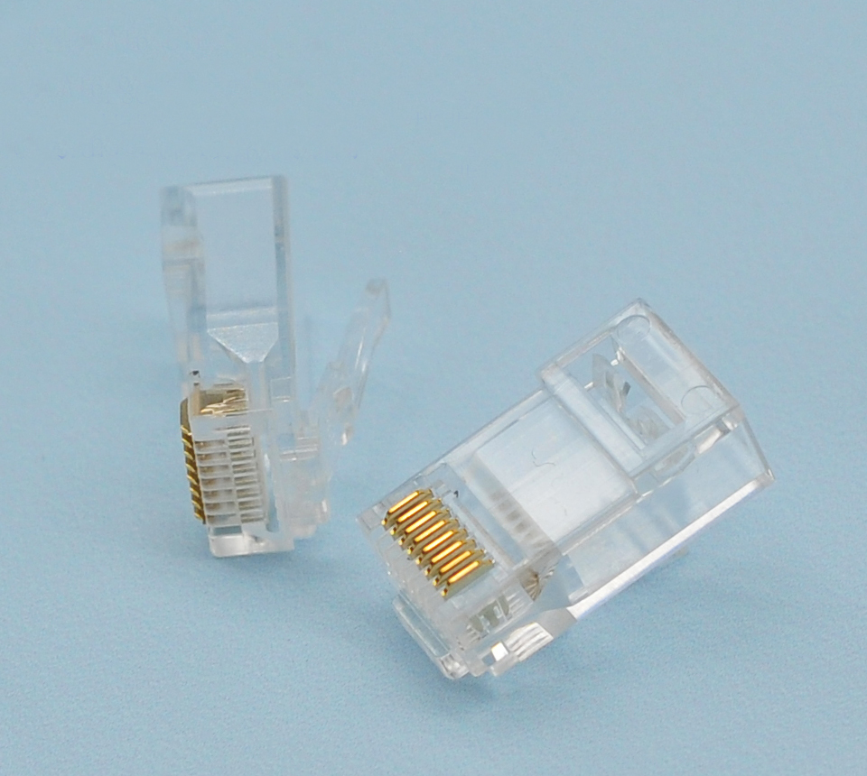 通孔水晶头 CAT6 8P8C 六类水晶头