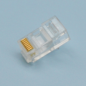 五类网络水晶头 8P8C/RJ45非屏蔽电脑交换机cat5网线接头